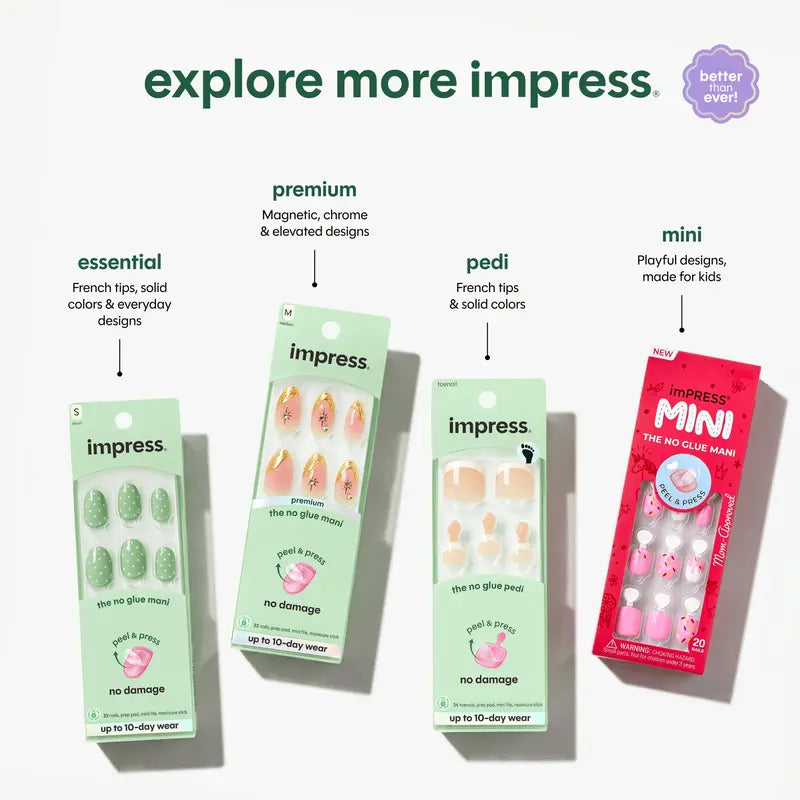 Impress Fall No Glue Press on Nail Collection